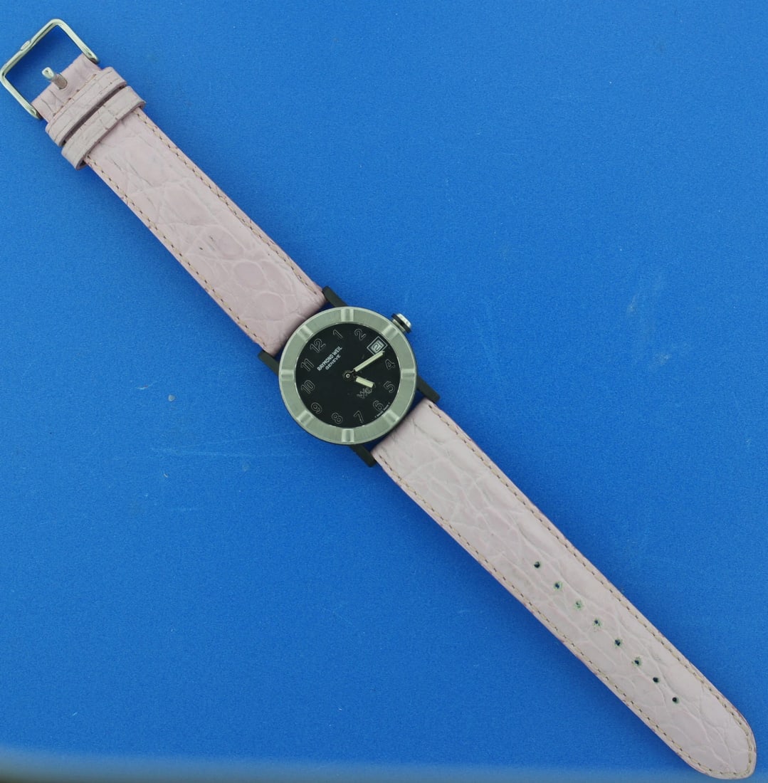 RAYMOND WEIL WATCH WATERPROOF PARSIFAL SAPPHIRE CRYSTAL SWISS MADE PARIS STRAP - 5