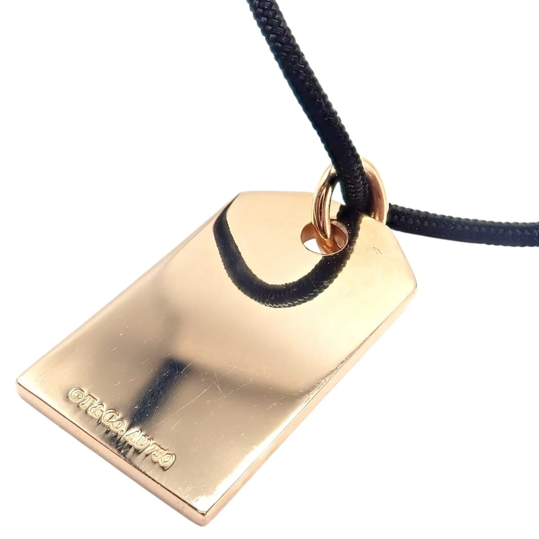 Rare! Tiffany & Co 18k Rose Gold Cat Street Tokyo Harajuku Japan Medium Necklace - 10