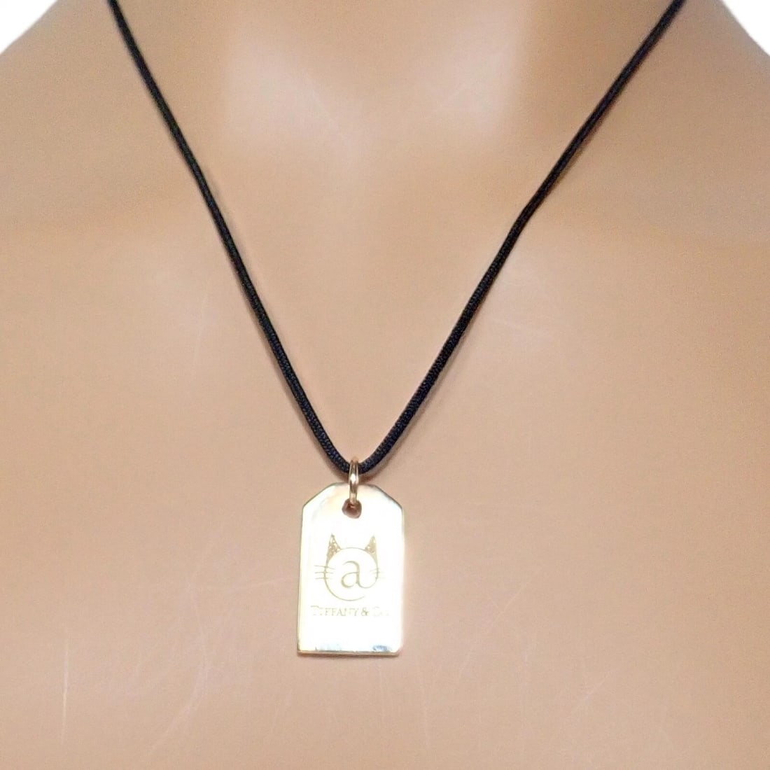 Rare! Tiffany & Co 18k Rose Gold Cat Street Tokyo Harajuku Japan Medium Necklace - 11