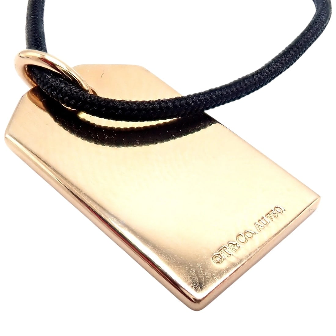 Rare! Tiffany & Co 18k Rose Gold Cat Street Tokyo Harajuku Japan Medium Necklace - 4