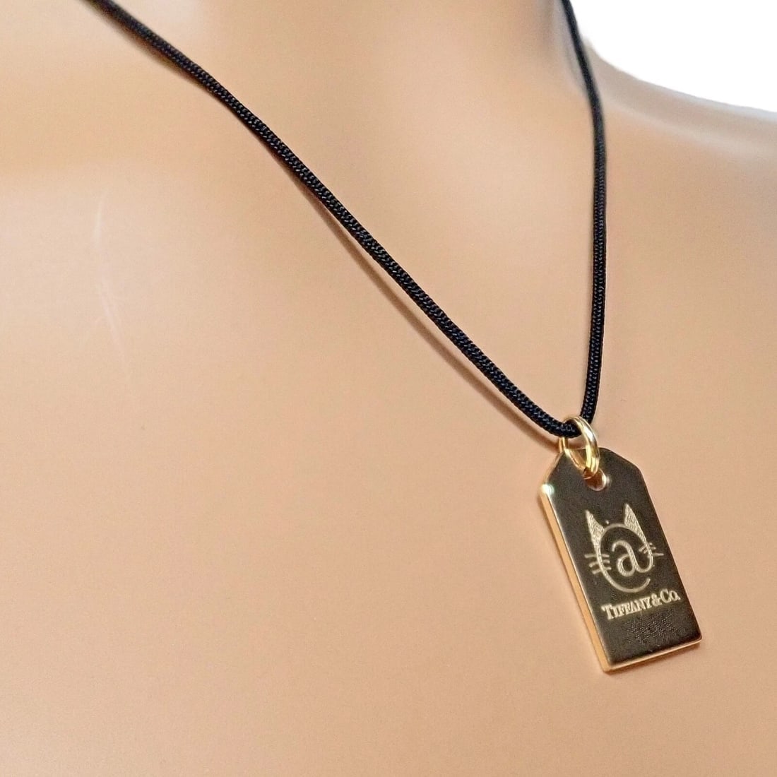 Rare! Tiffany & Co 18k Rose Gold Cat Street Tokyo Harajuku Japan Medium Necklace - 5