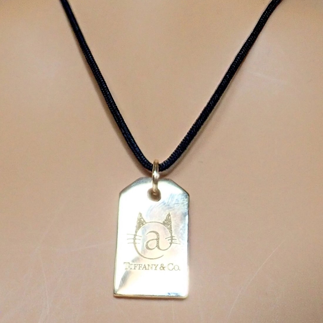 Rare! Tiffany & Co 18k Rose Gold Cat Street Tokyo Harajuku Japan Medium Necklace - 9