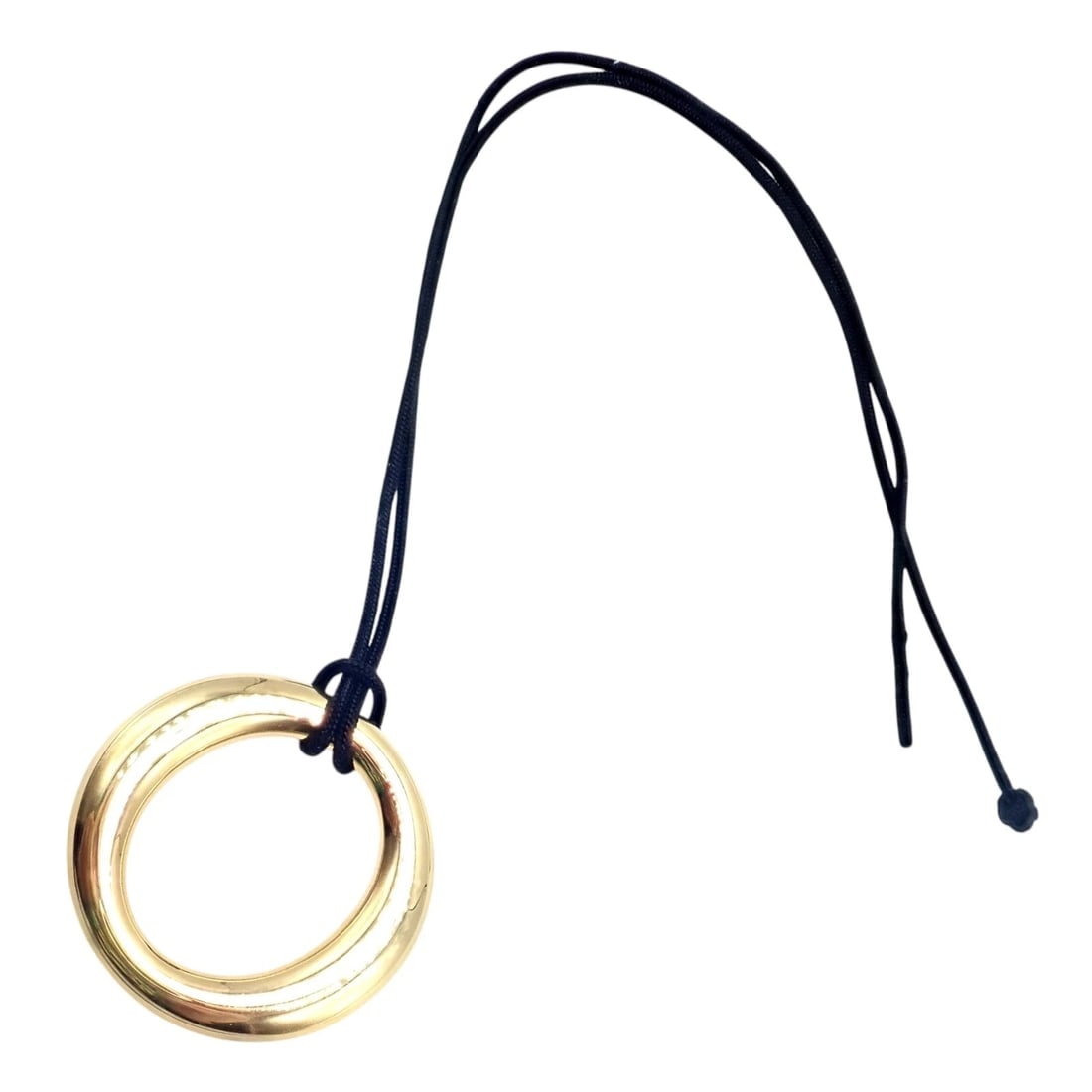 Authentic! Tiffany & Co 18k Yellow Gold Peretti 35mm Medium Sevillana Necklace - 11