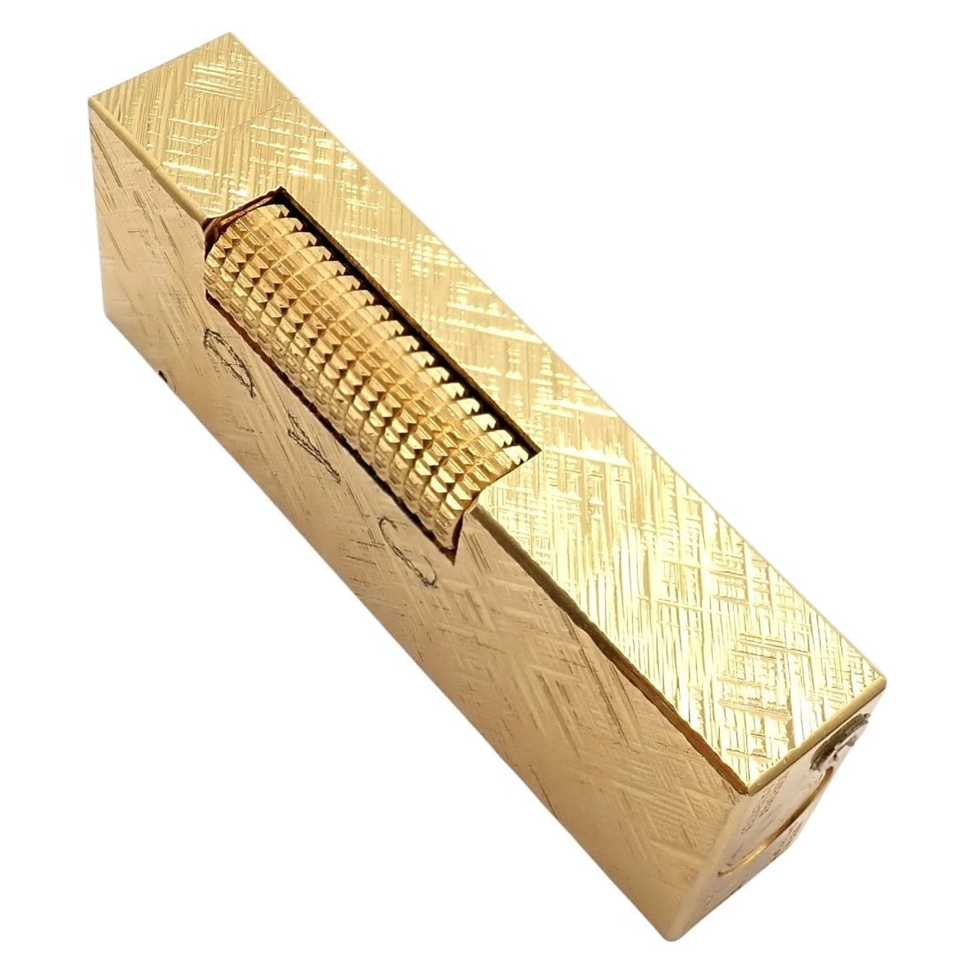 Vintage Dunhill Gold Plated Rollagas Lighter 1970's Monogrammed - 11