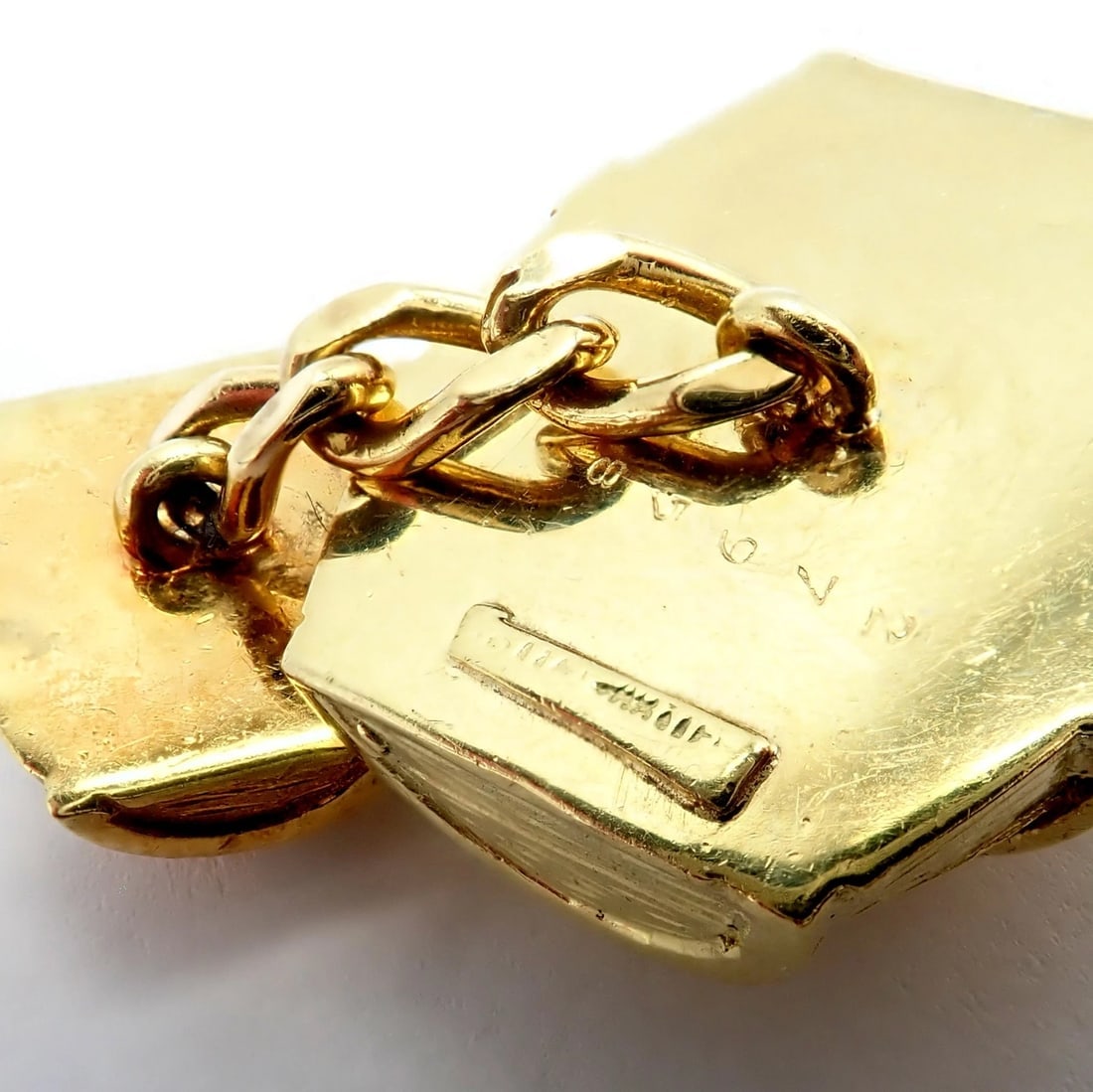 Rare! Vintage Cartier 18k Yellow Gold Barrel Cufflinks 1970's - 8