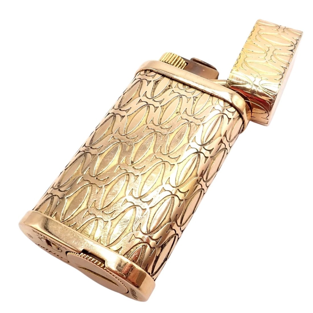 Vintage Cartier Pasha Rose Gold Tone Lighter - 10