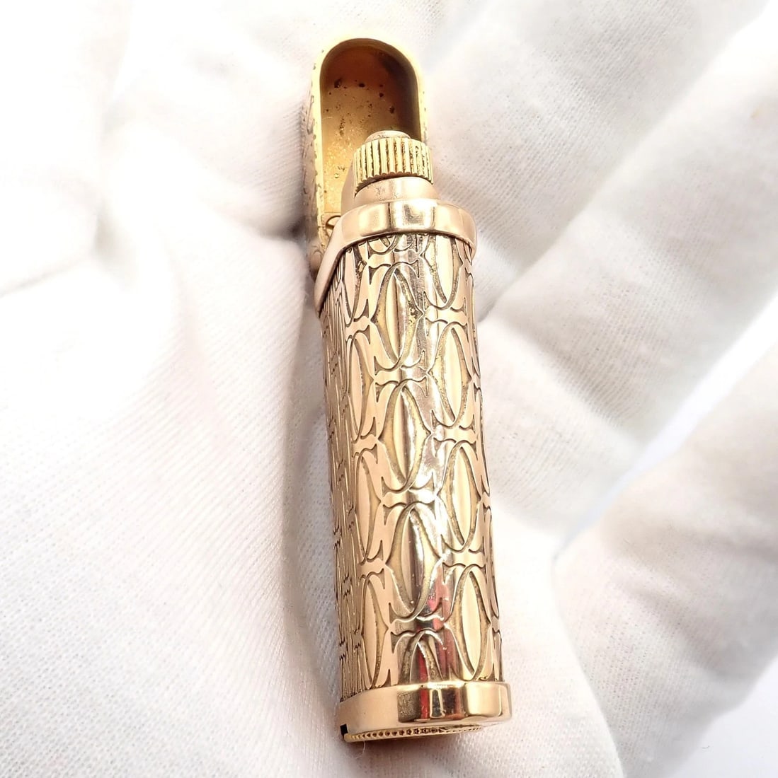 Vintage Cartier Pasha Rose Gold Tone Lighter - 7