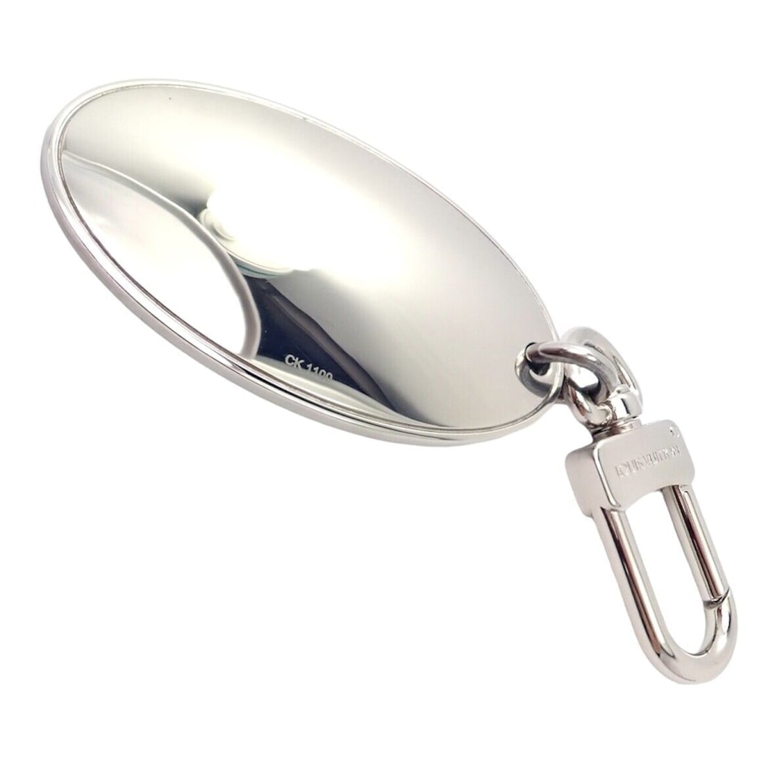 Authentic Louis Vuitton LV Large Stainless Steel Luggage Tag Key Chain CK 1100: Authentic Louis Vuitton LV Large Stainless Steel Luggage Tag Key Chain CK 1100 Authentic Louis Vuitton LV Large Stainless Steel Luggage Tag Key Chain CK 1100 Product Description About This Piece:
