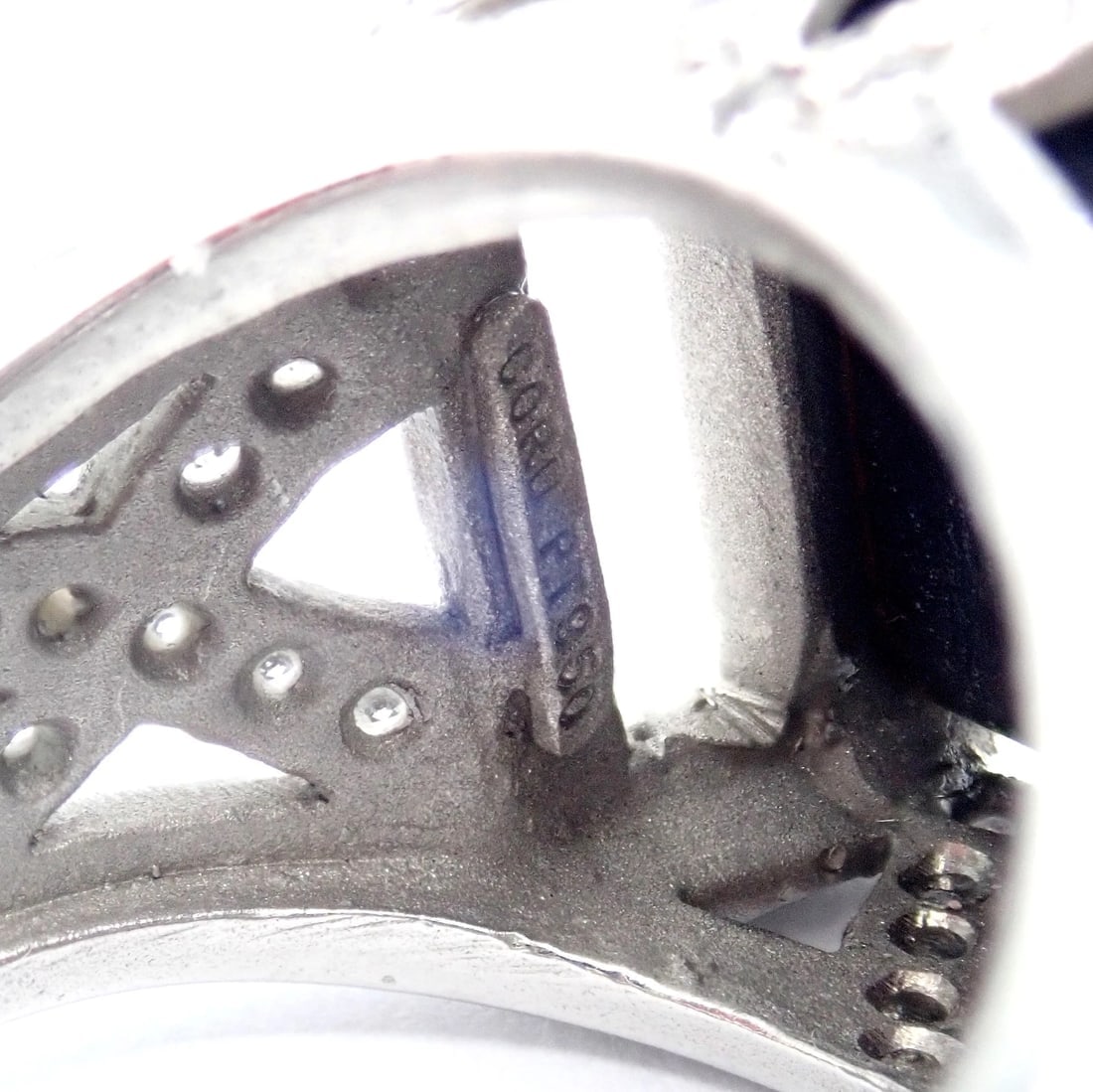 Kieselstein Cord Platinum 3ctw Diamond Black Spinel Cockatil Ring 1998 sz 5.5 - 6