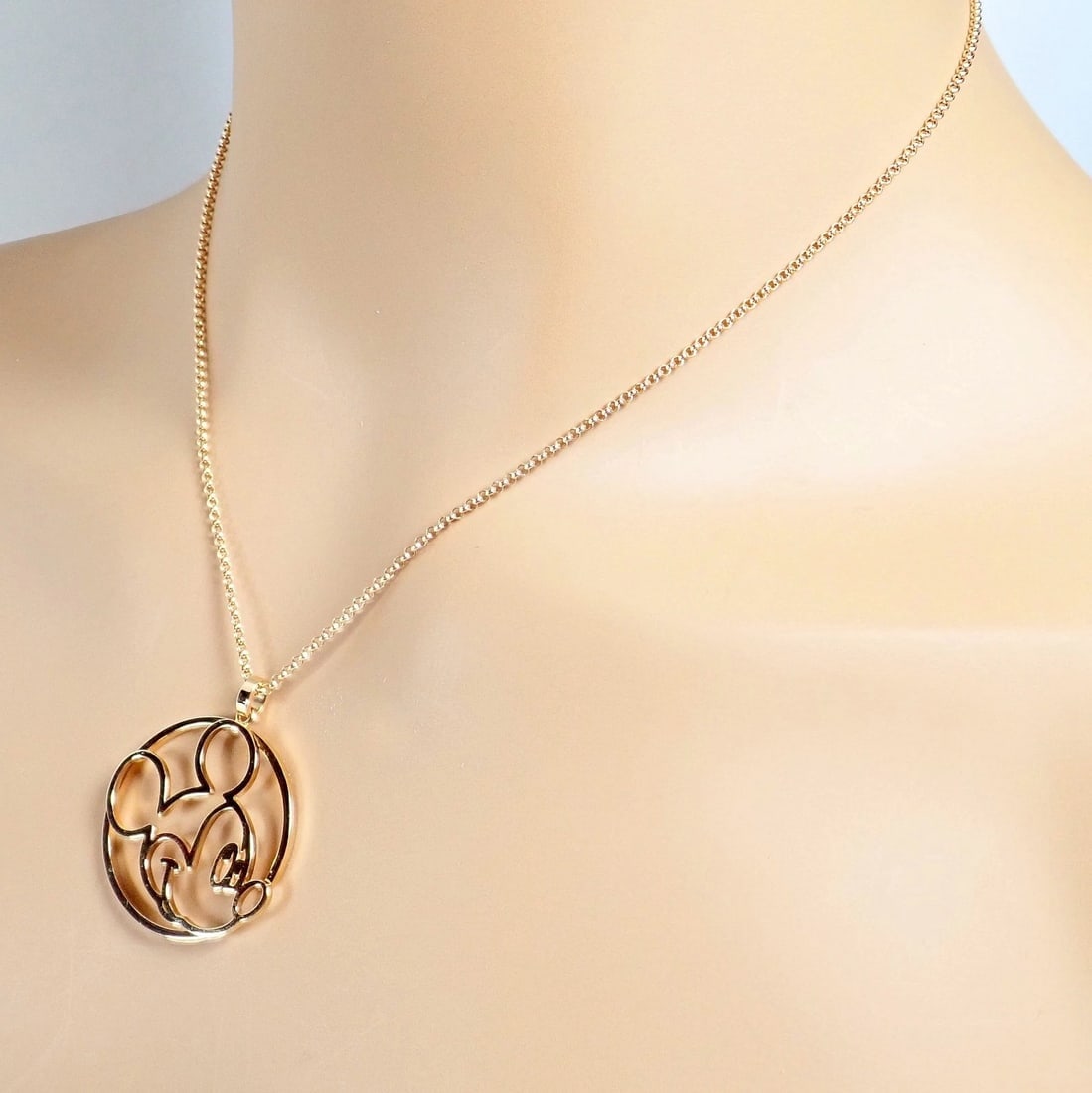Rare! Chopard Disney World 18k Rose Gold Mickey Mouse Necklace - 11