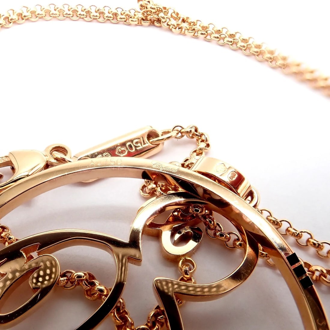 Rare! Chopard Disney World 18k Rose Gold Mickey Mouse Necklace - 6