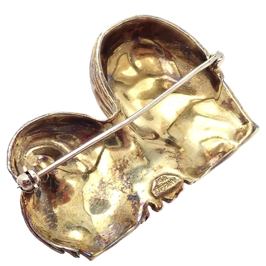 Rare! Vintage Tiffany & Co 14k Yellow Gold Enamel Dog Shih Tzu Brooch Pin 1960's - 4