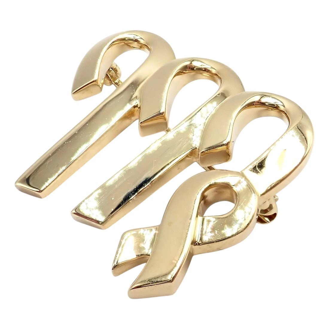 Authentic! Tiffany & Co Paloma Picasso 18k Yellow Gold Zodiac Virgo Pin Brooch - 6