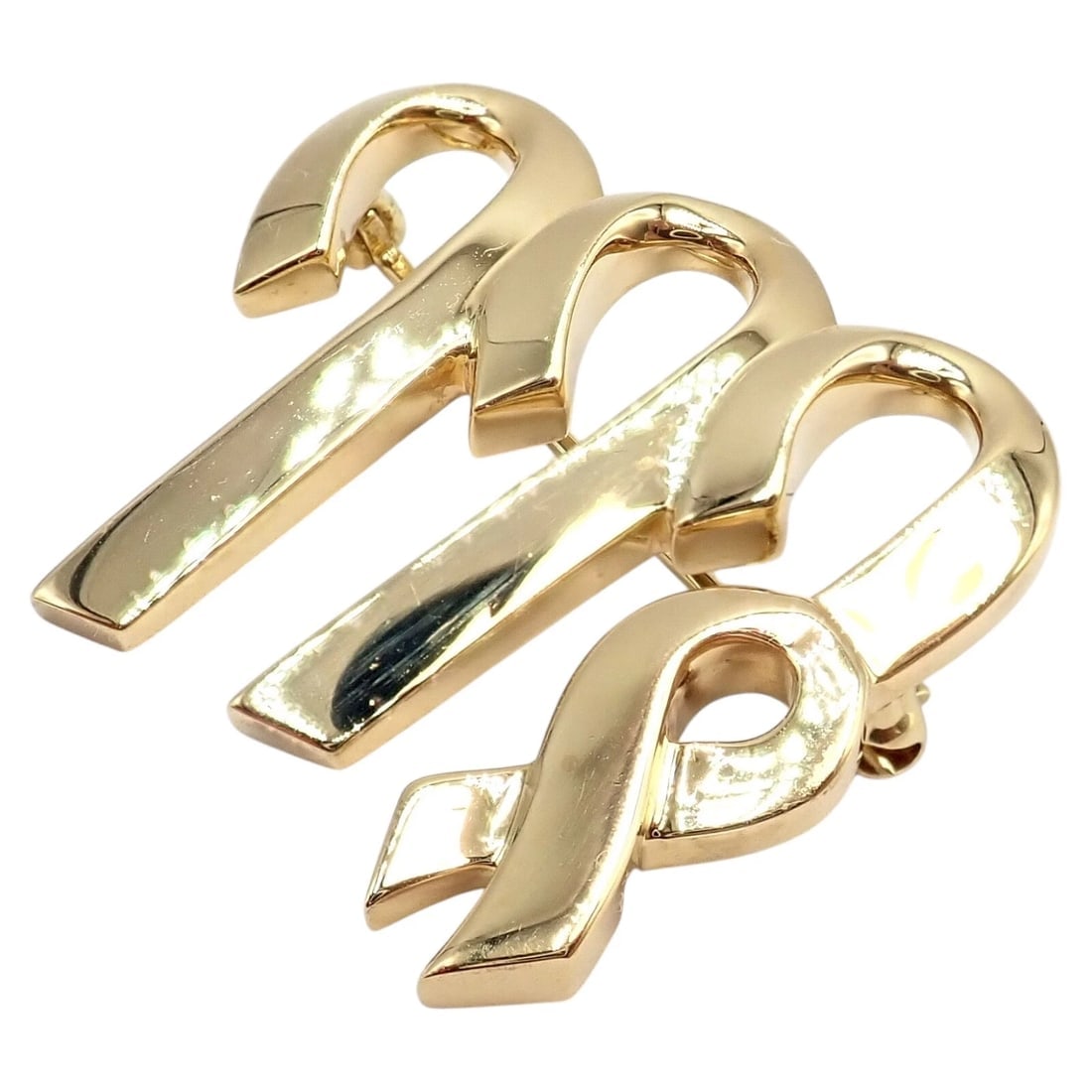 Authentic! Tiffany & Co Paloma Picasso 18k Yellow Gold Zodiac Virgo Pin Brooch - 8
