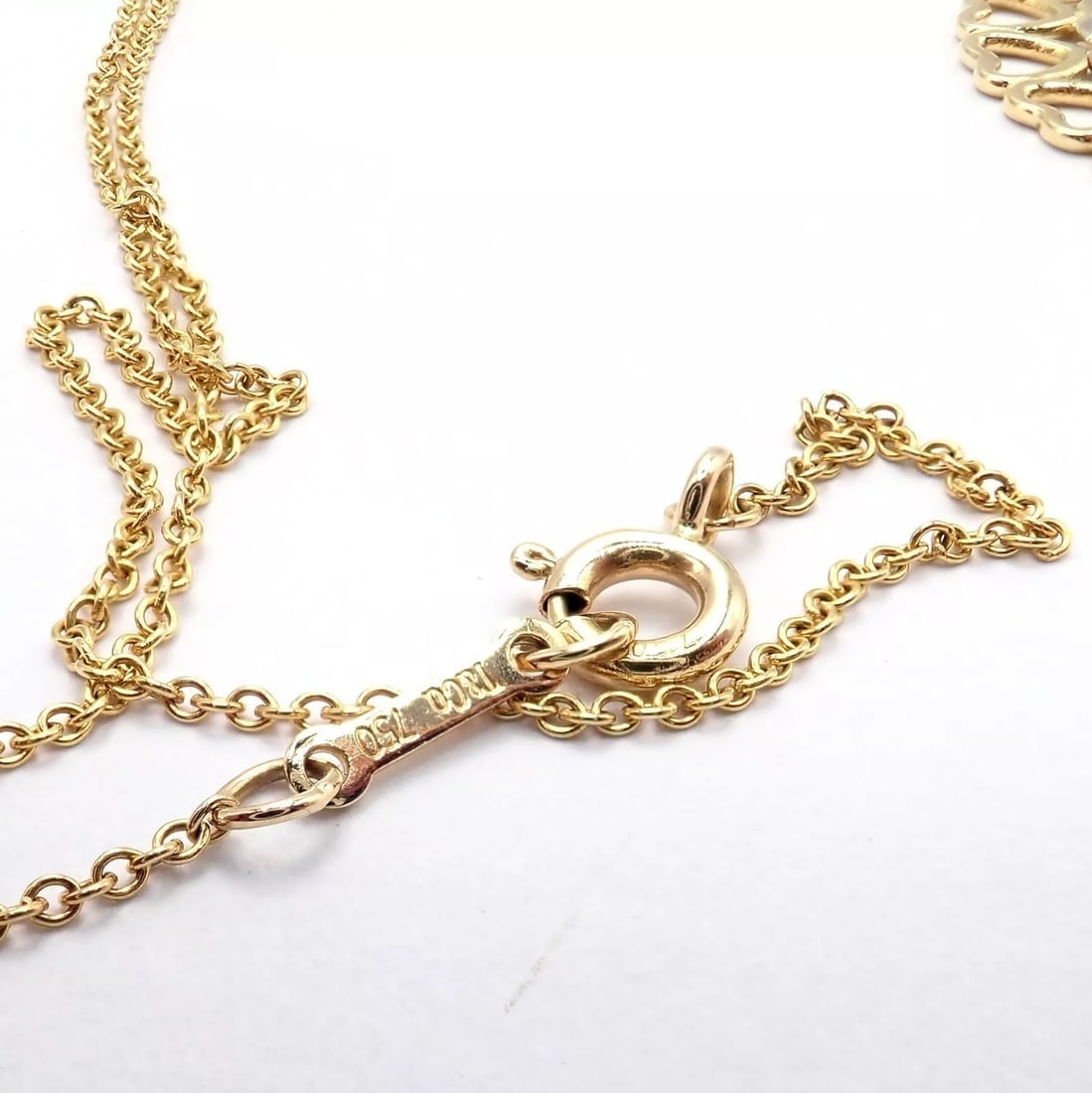 Tiffany & Co Picasso 18k Tri-Color Gold Large Crown of Hearts Pendant Necklace - 5