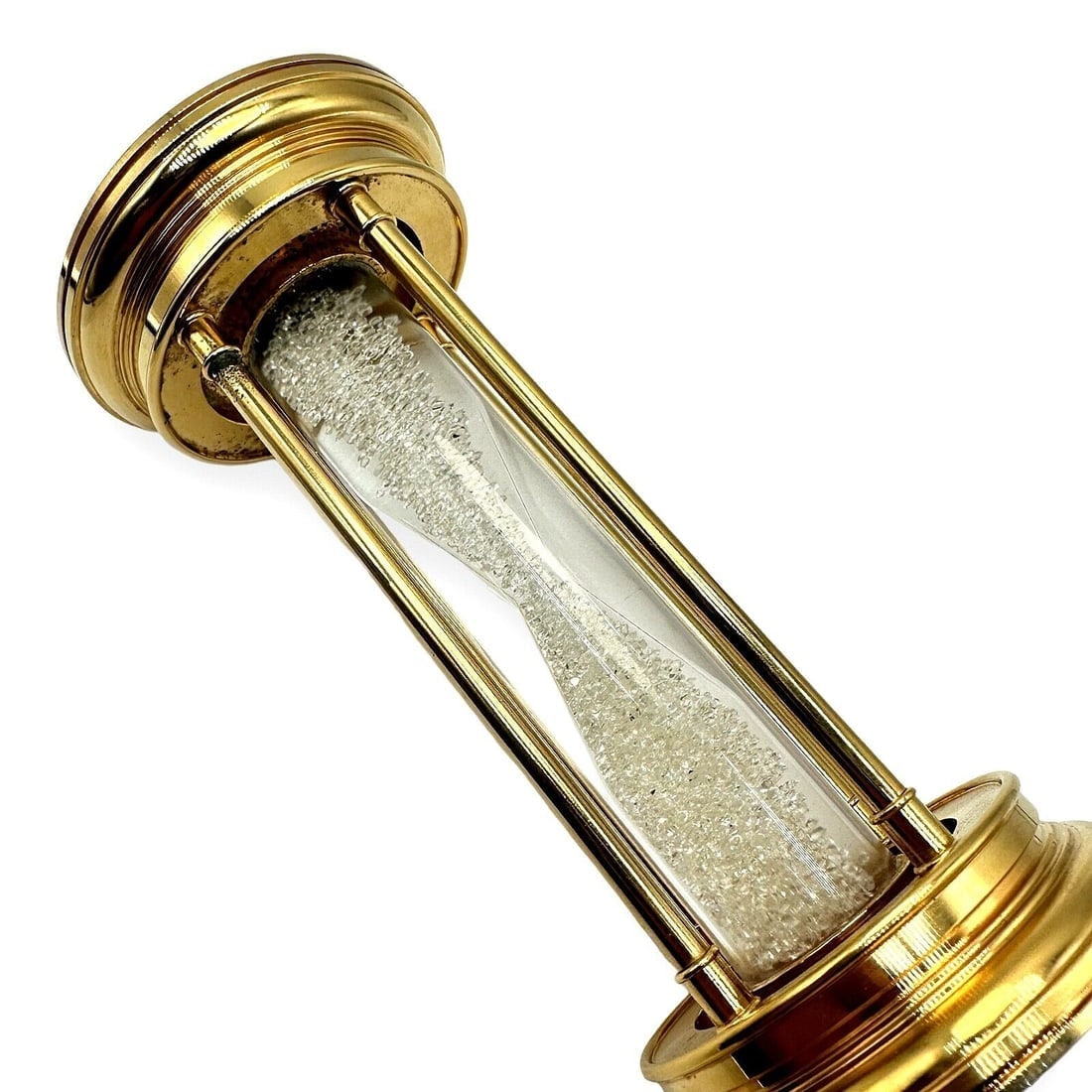 Authentic! De Beers Limited Edition Millennium 2000 Diamond Brass Hourglass - 7
