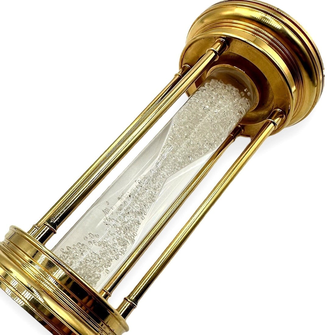 Authentic! De Beers Limited Edition Millennium 2000 Diamond Brass Hourglass - 8