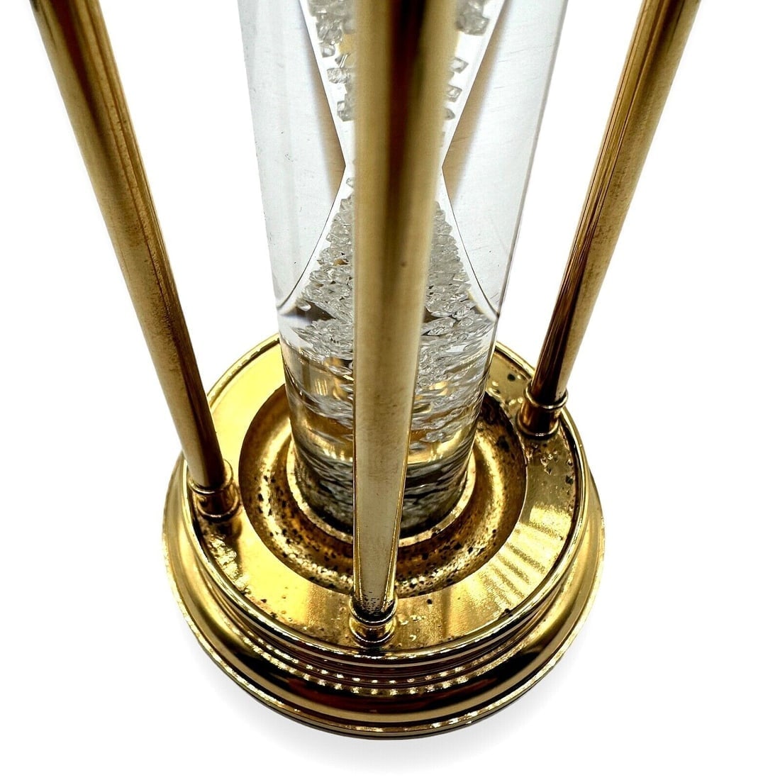 Authentic! De Beers Limited Edition Millennium 2000 Diamond Brass Hourglass - 9