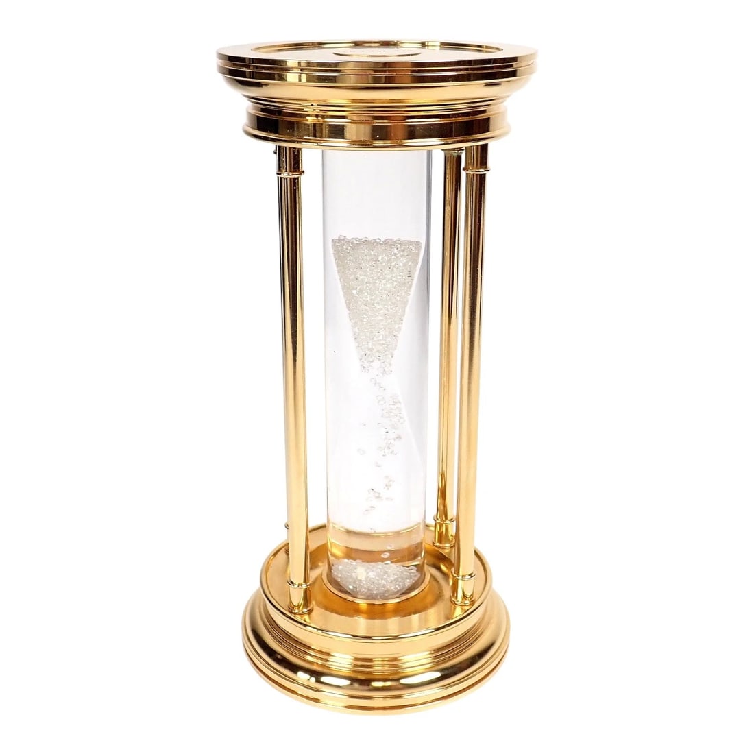 Authentic! De Beers Limited Edition Millennium 2000 Diamond Brass Hourglass - 6
