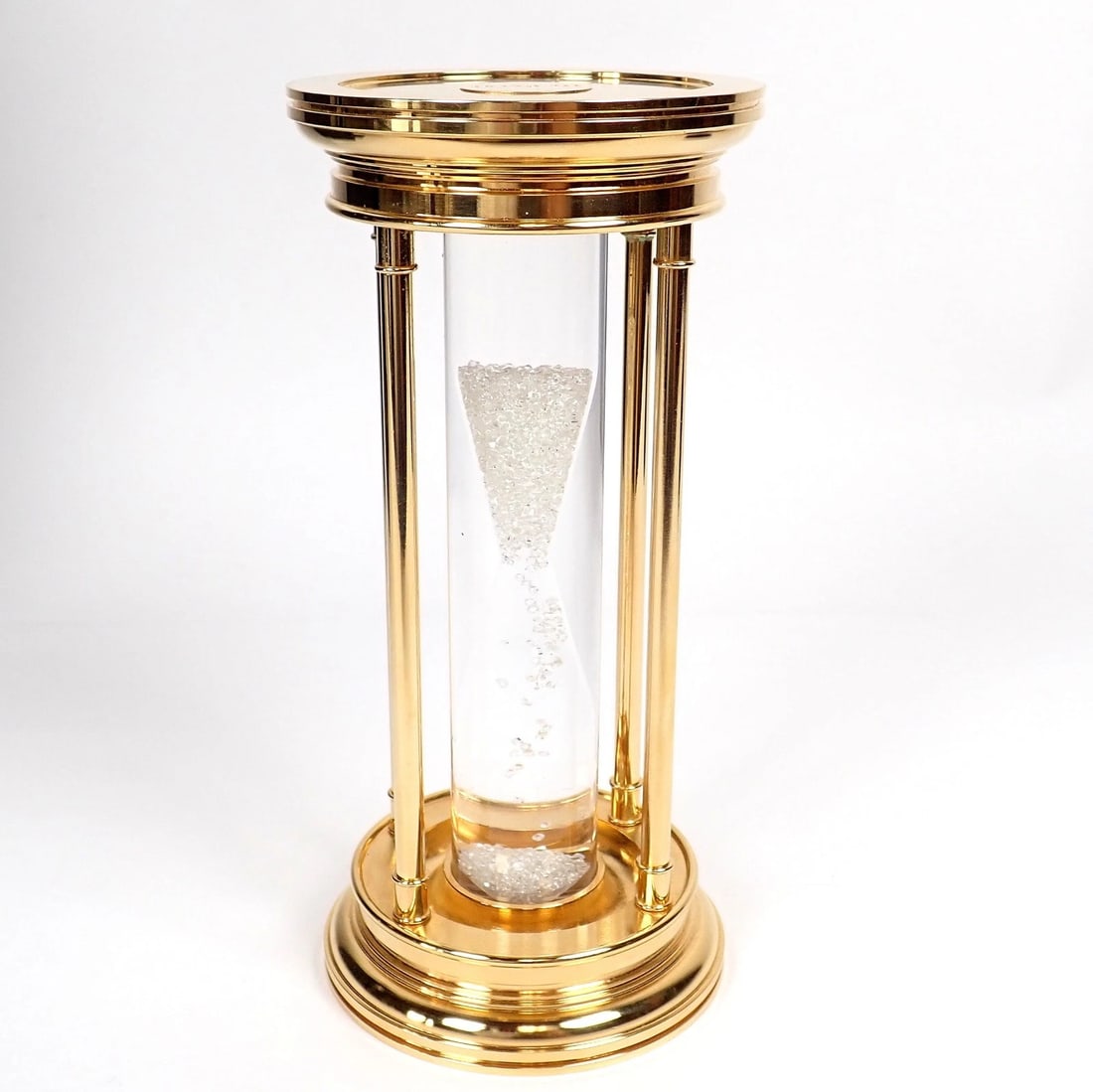 Authentic! De Beers Limited Edition Millennium 2000 Diamond Brass Hourglass - 8