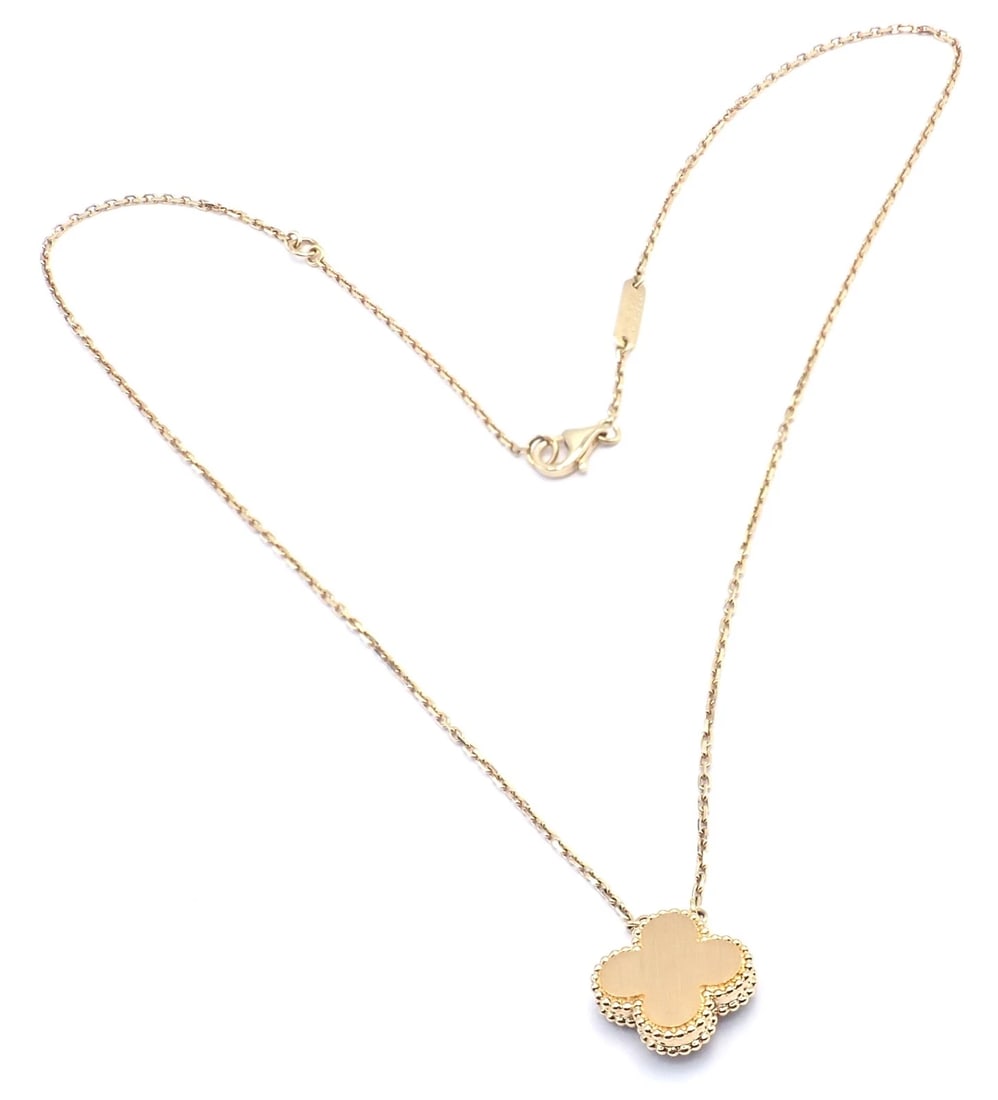Van Cleef & Arpels Diamond 18k Vintage Alhambra Malachite Holiday 2013 Necklace - 9