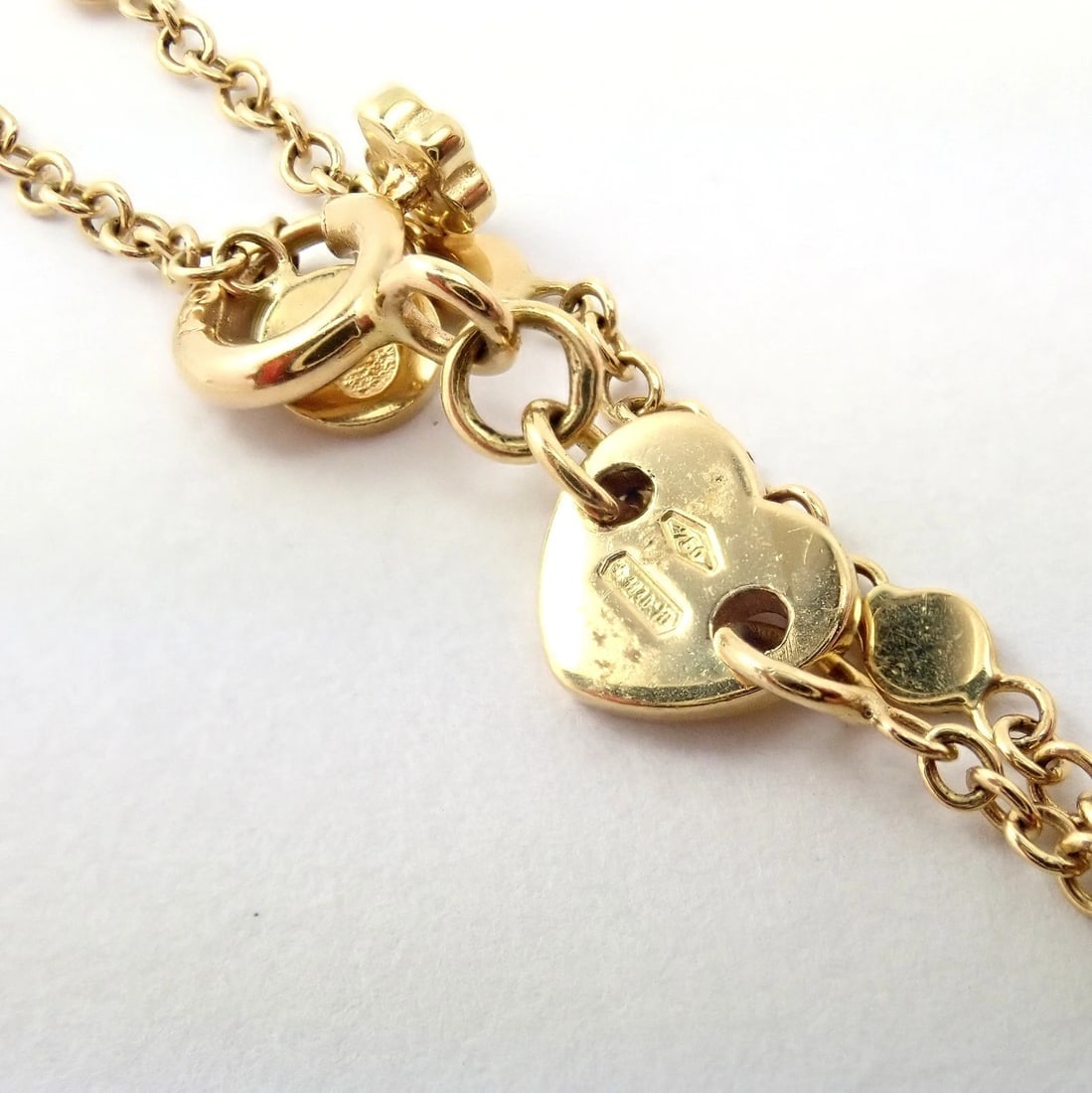 Pasquale Bruni 18k Yellow Gold Extra Large Diamond + Sapp Amore Pendant Necklace - 6