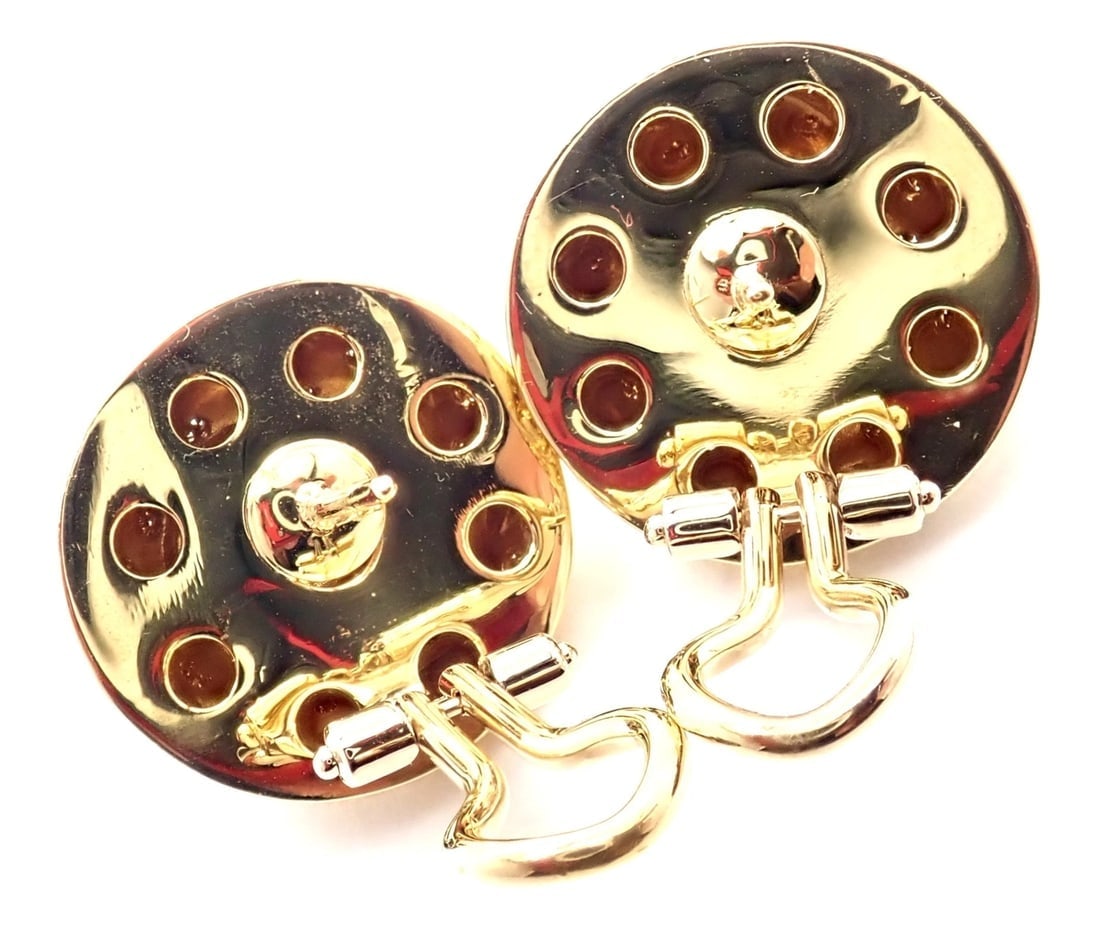Rare! Authentic Tiffany & Co 18k Yellow Gold Diamond Earrings - 3