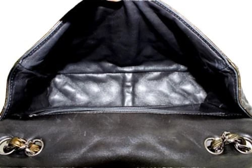 2008 Chanel Classic Jumbo Quilted Patent Leather Rare Olive Green Handbag Purse - 8