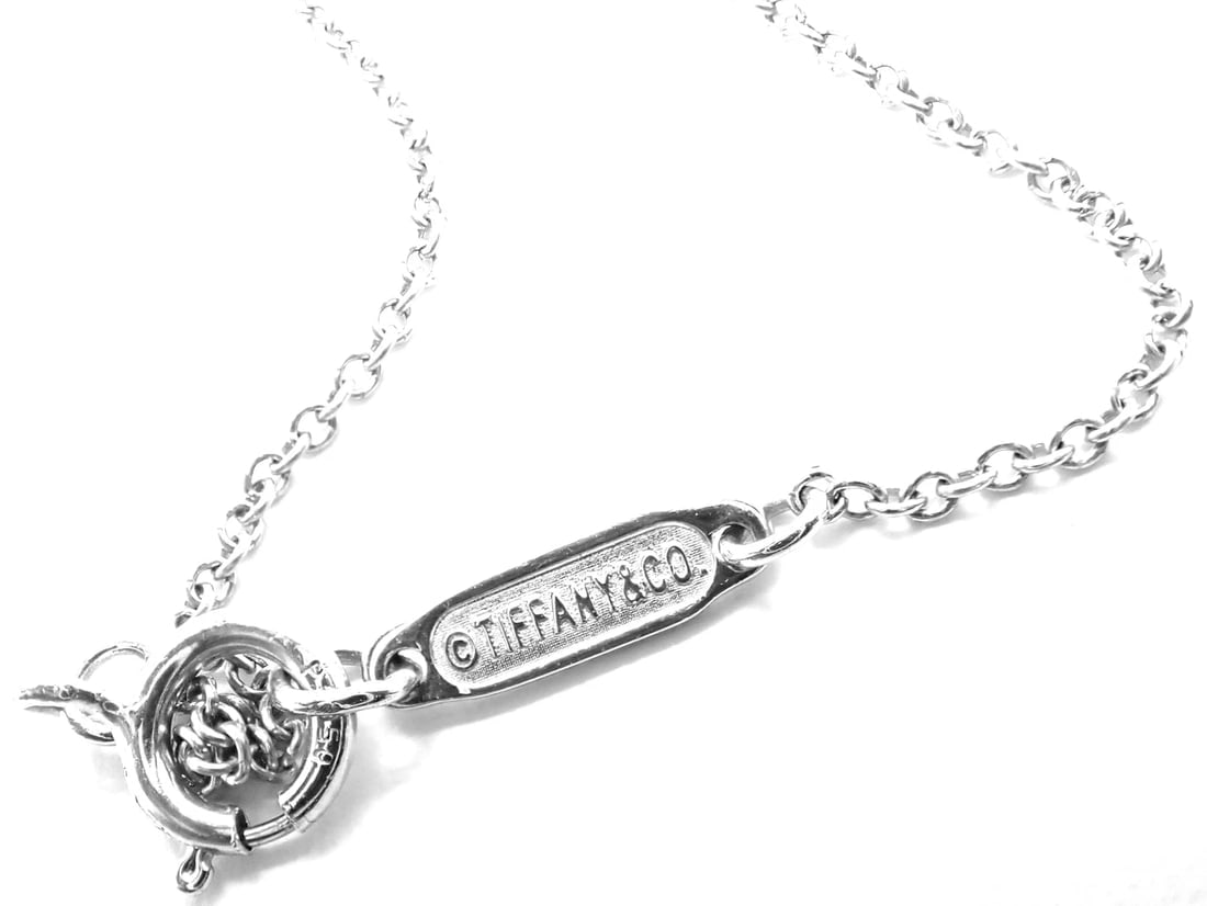 Authentic Tiffany & Co Peretti Platinum Diamond Large Open Heart Necklace $26000 - 10