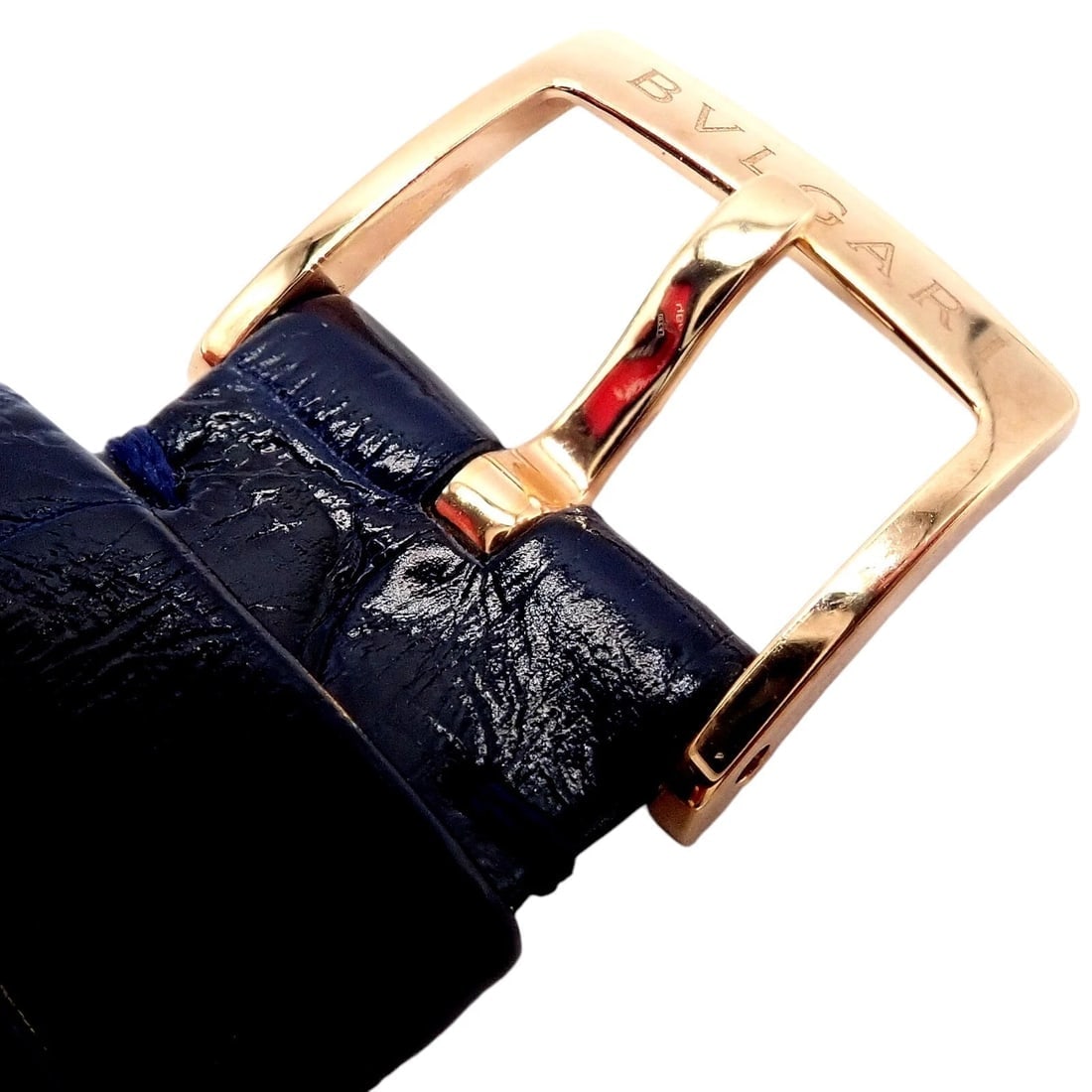 Bulgari 18k Rose Gold Diamond Sapphire Divas Dream Automatic Roman Night Watch - 16