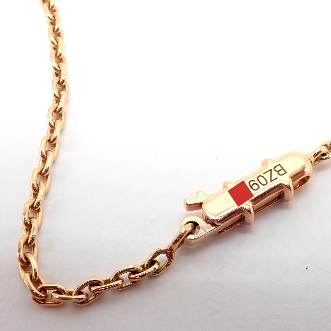 Rare! Authentic Cartier 18k Rose Gold Turquoise Diamond Delices De Goa Necklace - 8