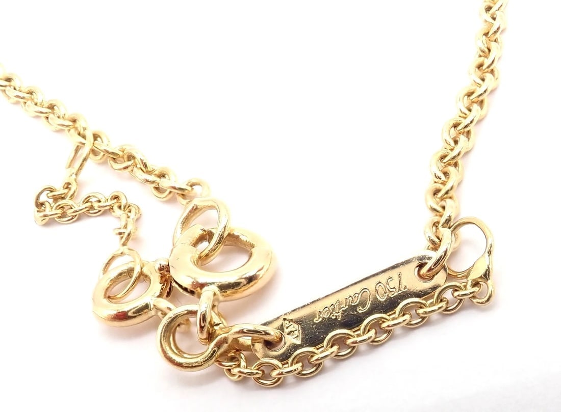 Cartier Pasha 18k Yellow Gold Amethyst Citrine Garnet Tourmaline Necklace Cert. - 8