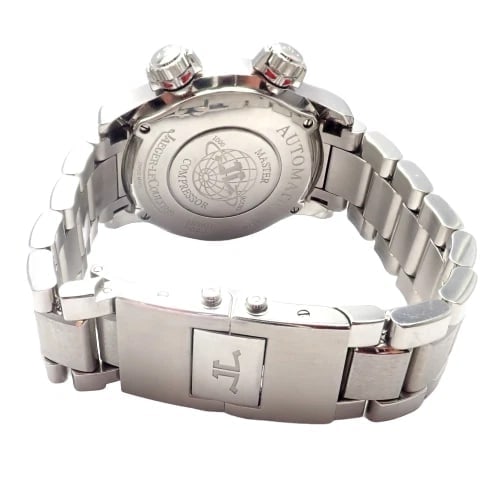 Jaeger LeCoultre Master Compressor Factory Diamond Automatic Watch +Extra Band - 12