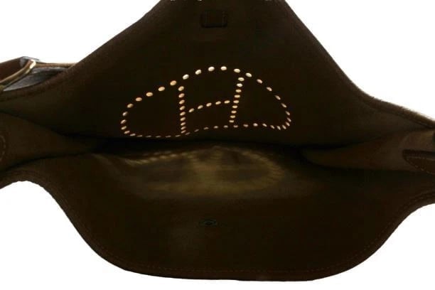 Authentic! Hermes Evelyne Natural Tan Clemence Leather GM Handbag Purse - 7