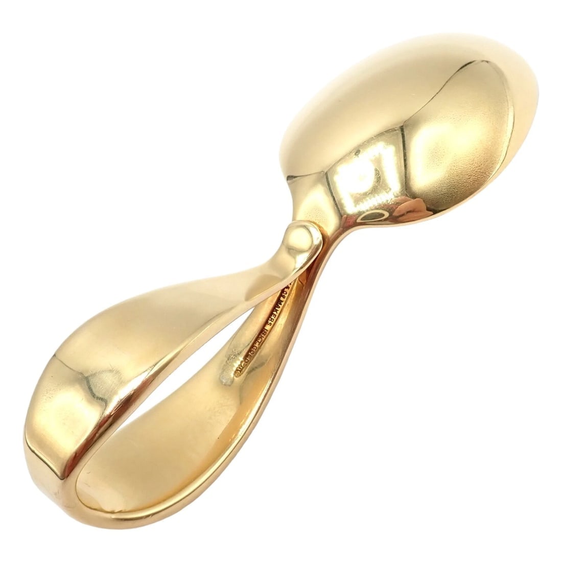 Vintage Estate! Tiffany & Co. Makers 18k Yellow Gold Baby Spoon 52.8g - 5