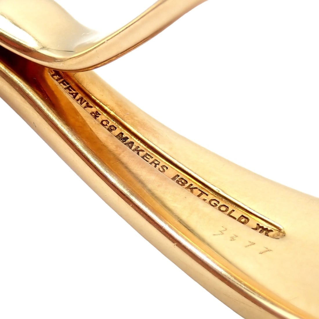 Vintage Estate! Tiffany & Co. Makers 18k Yellow Gold Baby Spoon 52.8g - 6