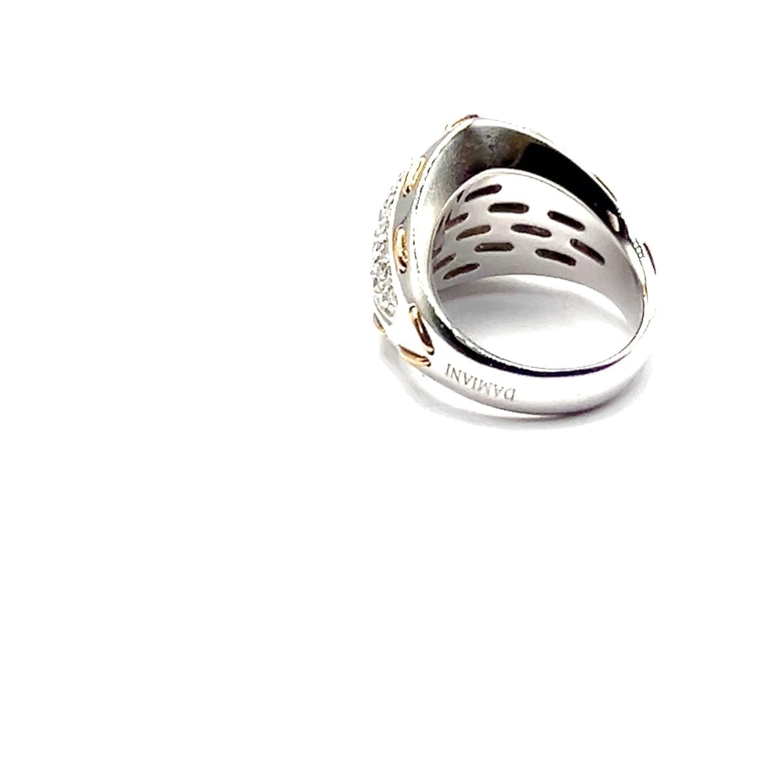 Authentic! Damiani 18k White Gold 1.36ct Diamond Cocktail Ring Retail $11,990 - 2