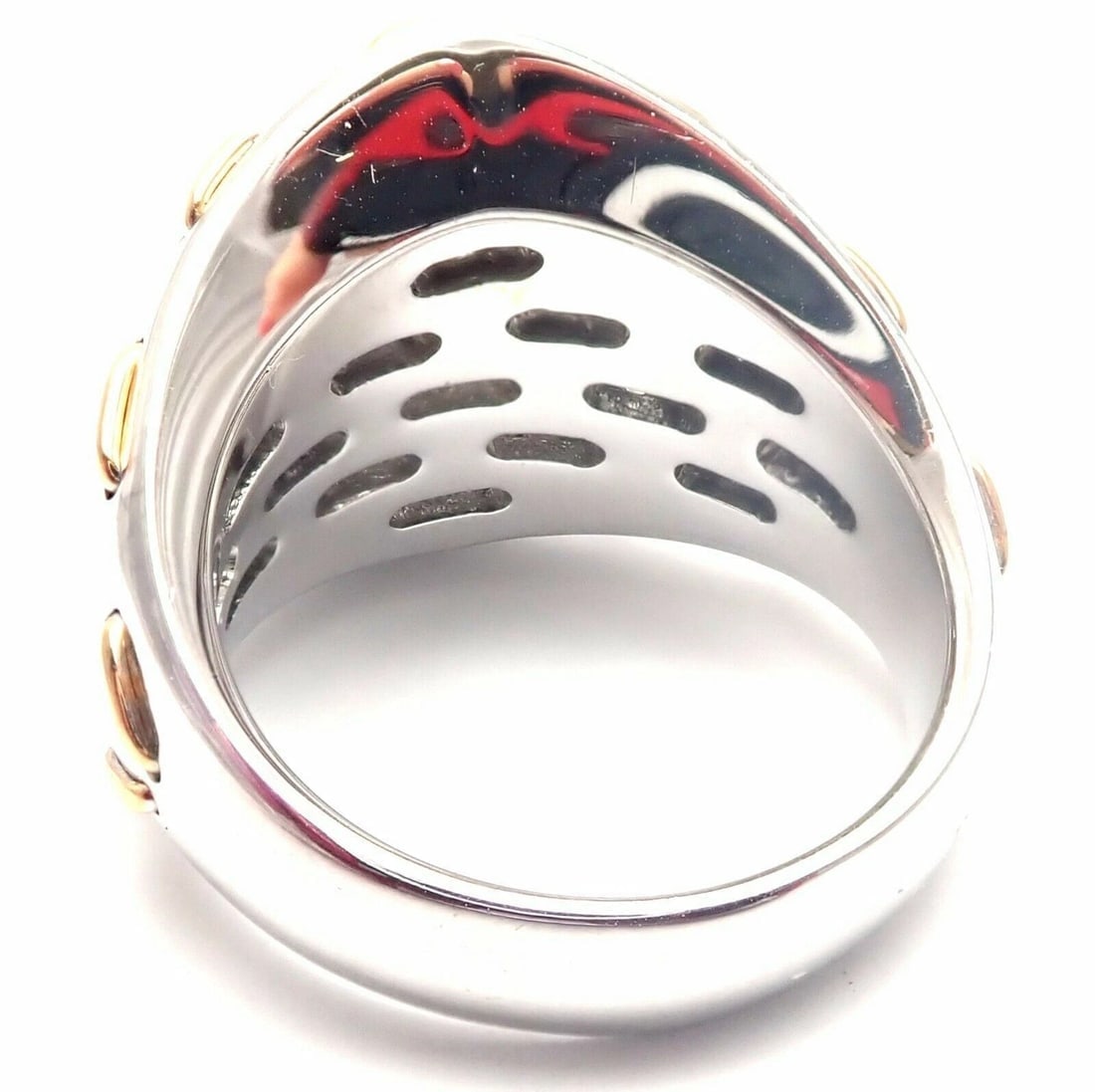 Authentic! Damiani 18k White Gold 1.36ct Diamond Cocktail Ring Retail $11,990 - 5