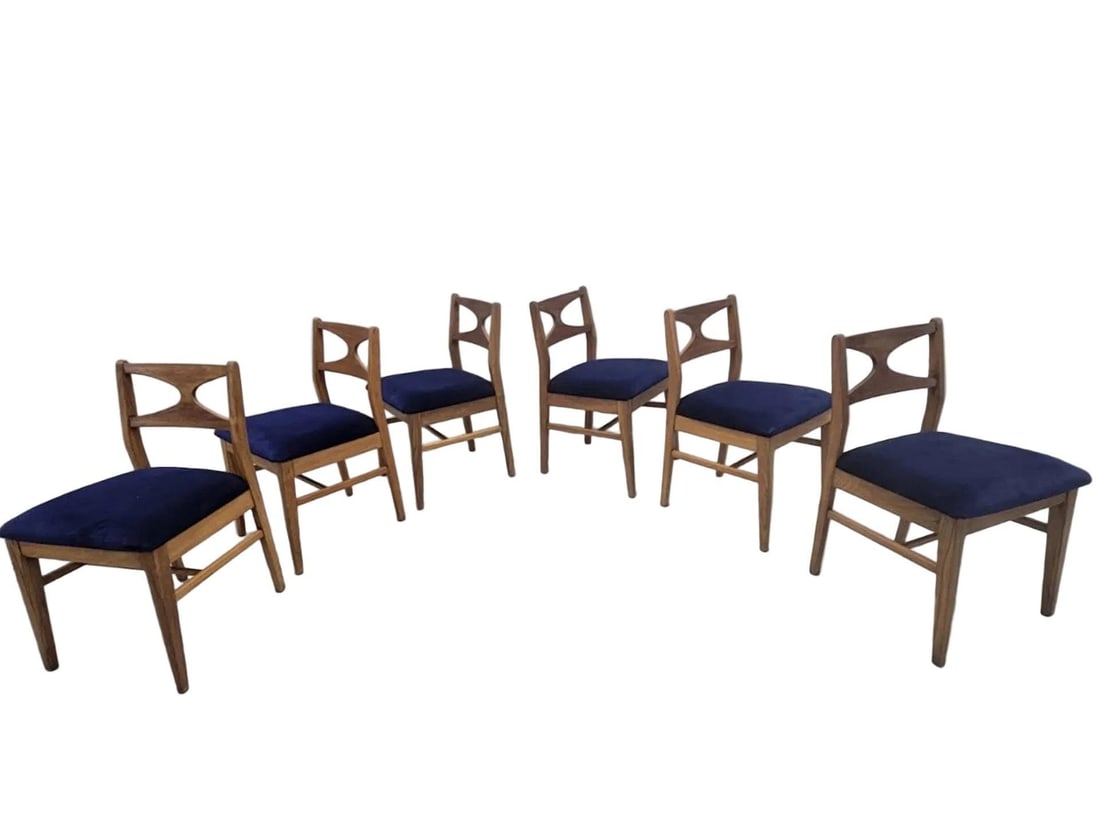 MCM Drop Leaf Dining Table and 6 Chairs by Broyhill Brasilia - 4