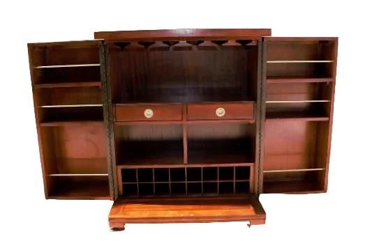 Modern Expandable Bar Cabinet by Plunkett Home Furnishings - 2