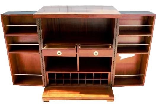 Modern Expandable Bar Cabinet by Plunkett Home Furnishings - 3