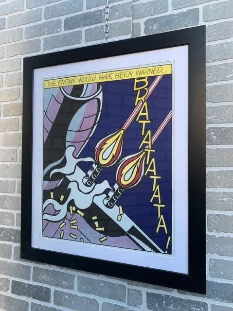 Vintage Roy Lichtenstein Lithograph Triptych "As I Opened Fire" - Set of 3 - 4