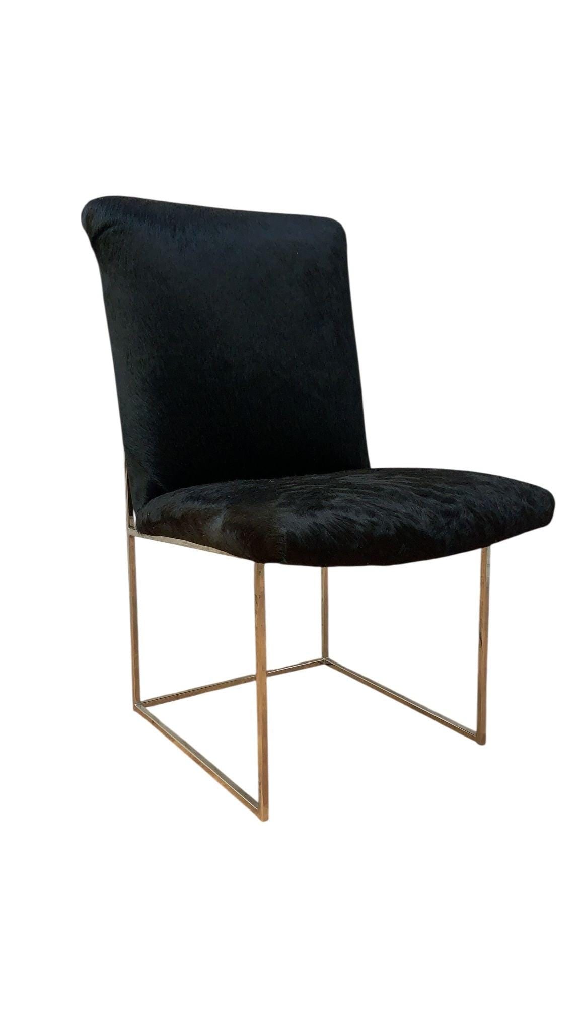 MCM Milo Baughman Chrome High Back Dining Chairs Newly Reupholstered - 6 - 6