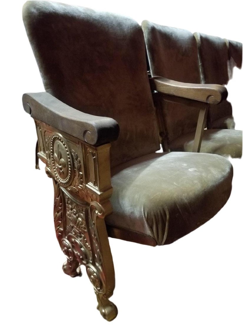 Art Deco Heywood Wakefield Theater Seats - Set of 4 - 2