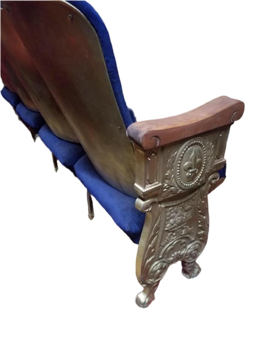 Art Deco Heywood Wakefield Theater Seats - Set of 4 - 4