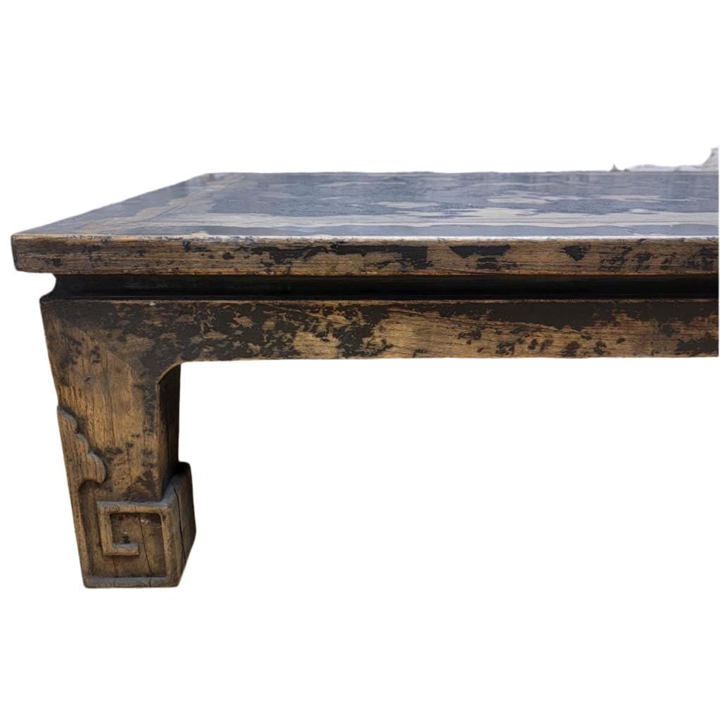 Antique Shanxi Province Elm Coffee Table - 6