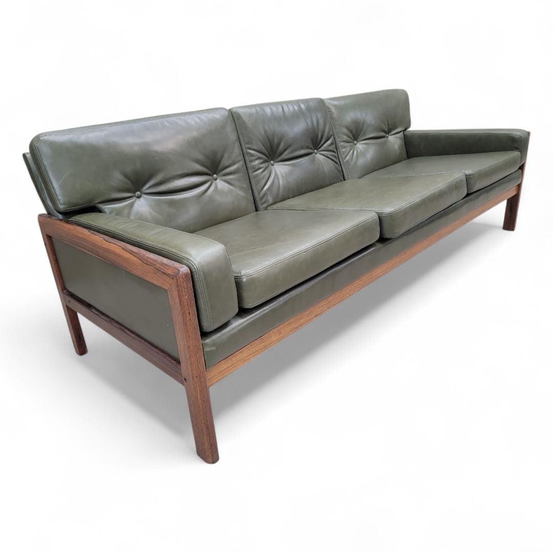 Mid Century Danish Vatne Mobler Sofa and Club Chairs Newly Reupholstered - 5