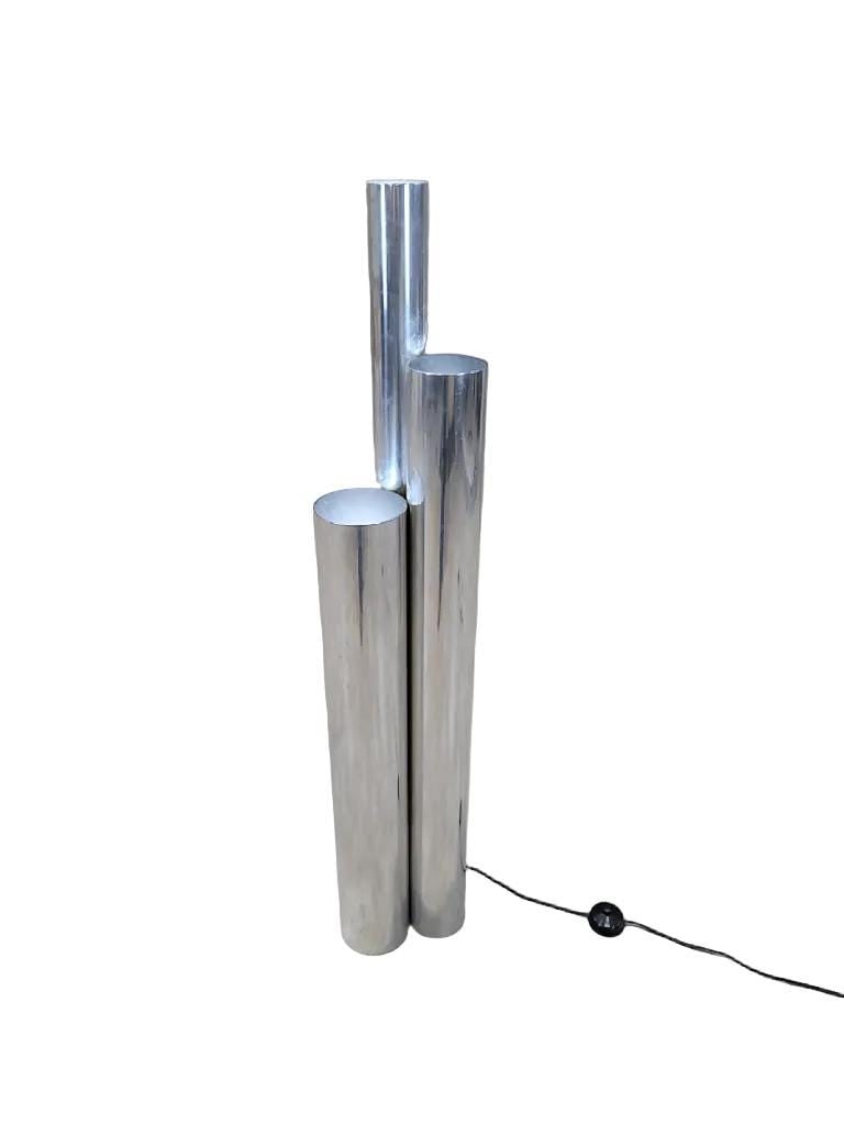 MCM Vladimir Kagan Tubular Sky Scraper Floor Lamp - 4