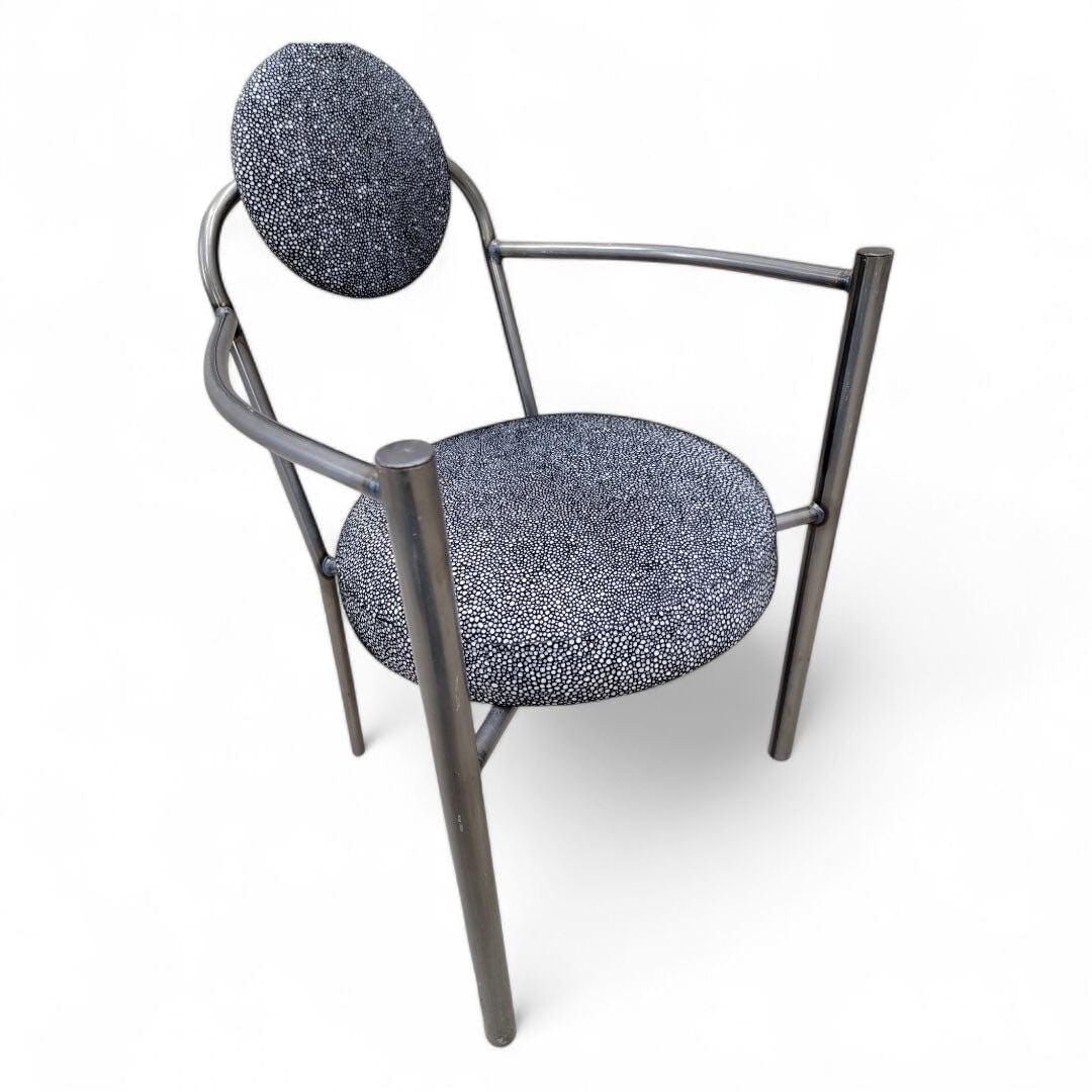 Vintage Modern Moon Chairs Newly Upholstered - Set of 4 - 3