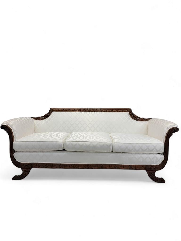 Antique Duncan Phyfe Finely Carved Mahogany Parlor Sofa (1 of 7)